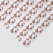 Cute Kawaii Cow Tissuepapier (Detail)