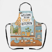 Cute Kawaii Cozy Kitchen Schort (Voorkant)