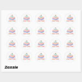 Cute Kawaii "Cozy Time" Sticker  (Vel)