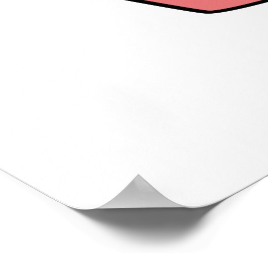 Cute Kawaii Cupcake Poster (Hoek)