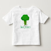 Cute kawaii dansende broccoli cartoon illustratie (Voorkant)