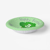 Cute kawaii dansende broccoli cartoon illustratie papieren kommen (Gebogen)