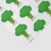 Cute kawaii dansende broccoli cartoon illustratie tissuepapier (Detail)