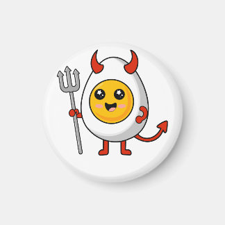 Cute Kawaii Deviled Egg Magneet