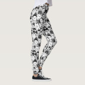 Cute Kawaii Dier Doodle Patroon (2) Leggings (Rechts)
