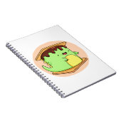Cute Kawaii Dino-smore Notitieboek (Rechterzijde)