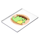 Cute Kawaii Dino-smore Notitieboek (Linkerzijde)