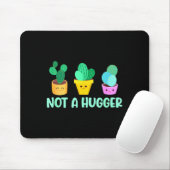 Cute Kawaii Do Not Hug I'm Not A Hugger Cactus Muismat (Met muis)