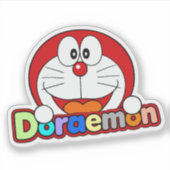 Cute Kawaii Doraemon Anime Sticker (Voorkant)