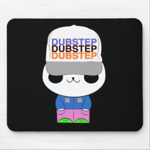 Cute kawaii dubstep panda mousepad muismat