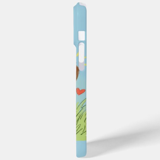 Cute Kawaii Duck with Bread Head Case-Mate iPhone Case (Achterkant / Links)