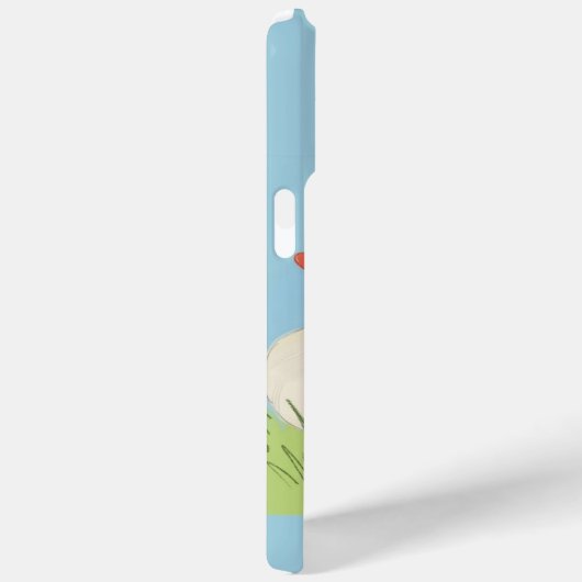 Cute Kawaii Duck with Bread Head Case-Mate iPhone Case (Achterkant / Rechts)