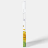 Cute Kawaii Duck with Yellow Flowers Case-Mate iPhone Case (Achterkant / Links)