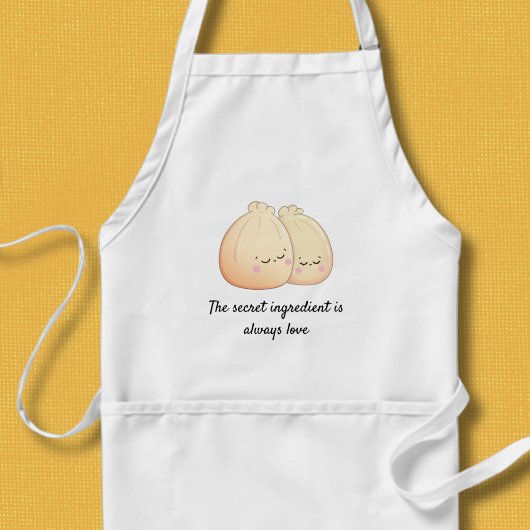 Cute Kawaii Dumplings Standaard Schort