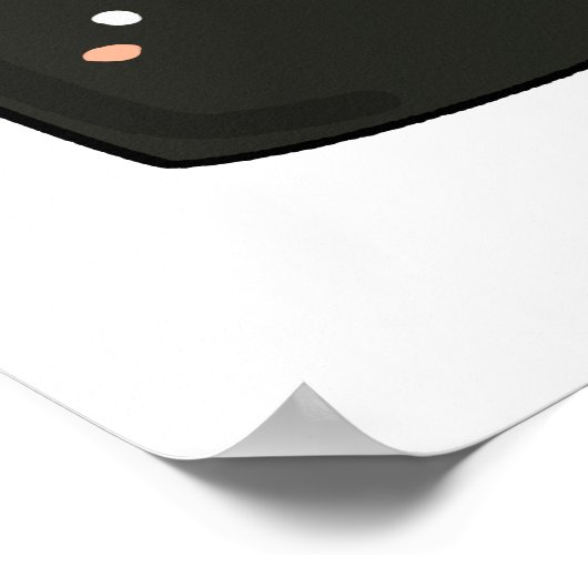 Cute Kawaii Ebiko Sushi Poster (Hoek)