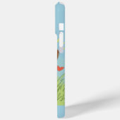 Cute Kawaii Eend Brood Hoofd Pastel iPhone Hoesje (Achterkant / Links)