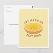 Cute Kawaii Eier Taart Food Pun Love Quote Groet Briefkaart (Voorkant / Achterkant)