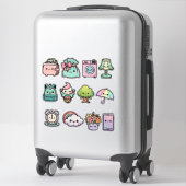Cute Kawaii Everyday Sticker Bundle – Adorable Lif (Koffer)