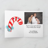 Cute Kawaii Face Kerstboom Scene, ZSG Feestdagen Kaart (Binnen)