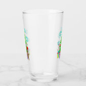 Cute Kawaii Face Kerstmis Scene, ZSG Glas (Rechts)