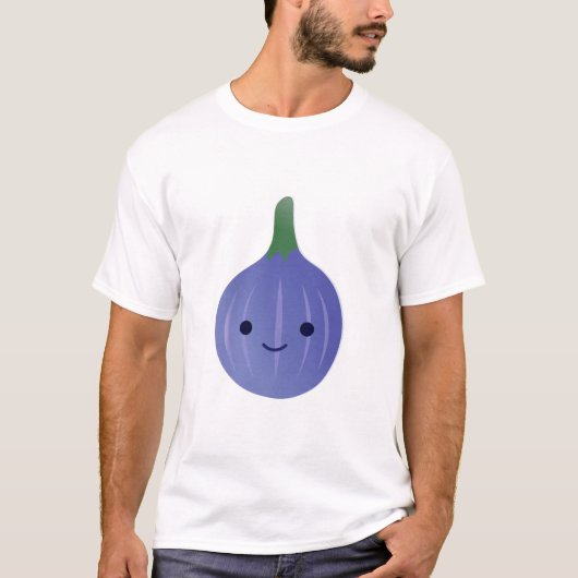 Cute Kawaii Fig T-shirt (Voorkant)