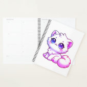 Cute Kawaii Fluffy Kitten Planner (Display)