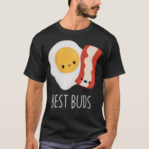 Cute Kawaii Food Funny Breakfast Brunch Bacon en T-shirt
