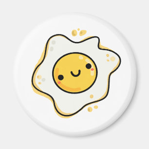 Cute Kawaii Fried Egg Magneet