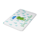 Cute Kawaii Frog and Rain Badmat (Gekanteld)