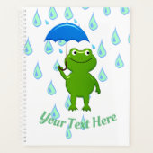 Cute Kawaii Frog and Rain Planner (Voorkant)