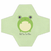 Cute Kawaii Frog met Persoonlijke tekst en foto Voetbal (Enkel)