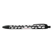 Cute Kawaii Geest Halloween Script Naam Monogram Zwarte Inkt Pen (Bovenkant)