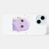 Cute Kawaii Ghost Phone Case | Pastel Halloween (Achterkant (horizontaal))