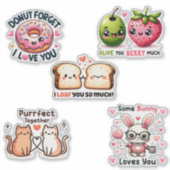 Cute Kawaii Grappige Woordspeling Sticker Pack 2 (Voorkant)