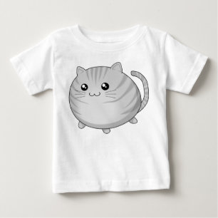 Cute Kawaii gray tabby kitty cat