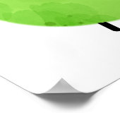 Cute Kawaii Green Pea Poster (Hoek)