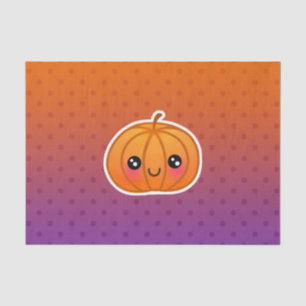 Cute Kawaii Halloween Cartoon Pumpkin Design Tissuepapier