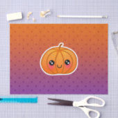 Cute Kawaii Halloween Cartoon Pumpkin Design Tissuepapier (Craft)