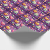Cute Kawaii Halloween Inpakpapier (Hoek)