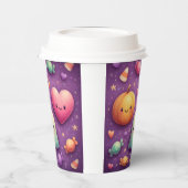Cute Kawaii Halloween Paper Cups Papieren Bekers (Links)