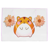Cute Kawaii Hamster Custom Groot Cadeauzakje (Achterkant)