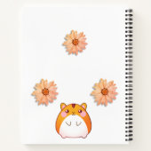 Cute Kawaii Hamster Custom Notitieboek (Achterkant)