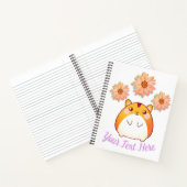 Cute Kawaii Hamster Custom Notitieboek (Binnen)