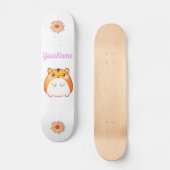 Cute Kawaii Hamster Custom Persoonlijk Skateboard (Voorkant)