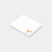 Cute Kawaii Hamster Custom Post-it® Notes (Schuin)