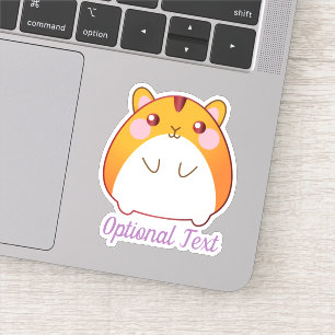Cute Kawaii Hamster Custom Sticker