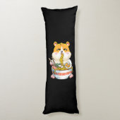 Cute Kawaii Hamster Ramen Anime Lichaamskussen (Achterkant (Verticaal))