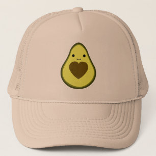 Cute Kawaii Happy Love Avocado Trucker Pet