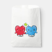 Cute Kawaii Hartjes Zakje – Liefde & Vriendschap (Voorkant)