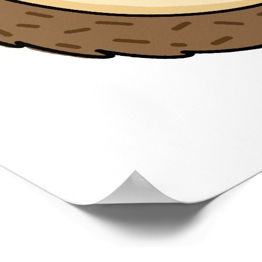 Cute Kawaii Hedegel Poster (Hoek)